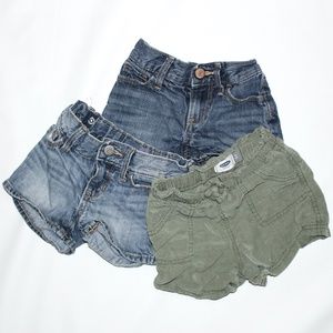 Girl's 5T shorts 3pk